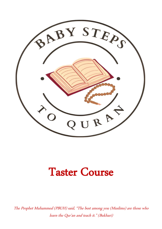 Baby Steps to Quran Taster Course